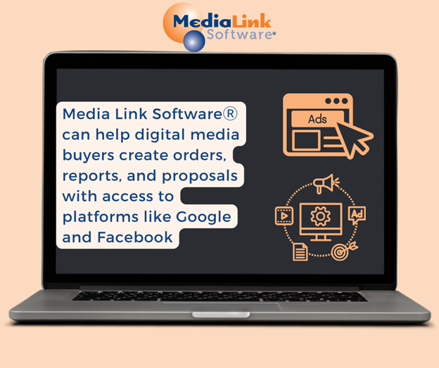 Media Link Software can help digital media buyers create orders, reports, and proposals with access to platforms like Google and Facebook.